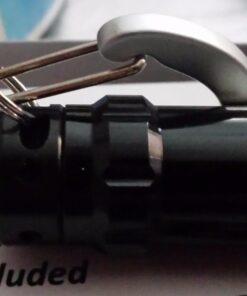 LE 5-Pack Mini Keychain LED Flashlights - Waterproof, Bright, Compact & Portable, Batteries Included - Ideal for Bedroom, Hallway, Laundry Room, Stairwells, Emergency & Everyday Use - Black 25 61WUe3w8AKL