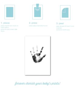 Pearhead First 5 Years Chevron Baby Memory Book, Clean-Touch Baby Safe Ink Pad for Baby’s Handprint or Baby’s Footprint, Gender Neutral Baby Milestone And Pregnancy Book, Gray Gray Chevron Babybook 33 61WXnUONzyL