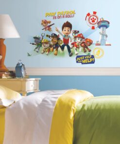 RoomMates RMK2641GM Paw Patrol Wall Graphics Peel and Stick Giant Wall Decals Graphics Giant 25 61Wbgtd4fGL