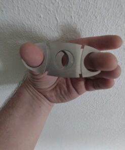 Alaska Bear® Cigar Cutter Stainless Steel Guillotine Double Cut Blade in Black Gift Pouch 34 61Wcaz79gbL