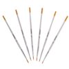 MEEDEN Miniature Detail Paint Brushes, 2/0 3/0 0 Small Fine Tip Paintbrush Set for Acrylic Watercolor Painting, Model Paint Brush for Craft, Nail 1 Pack 23 61WczeOwzwL