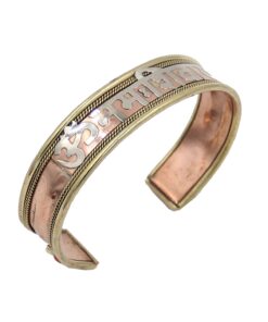DharmaObjects Tibetan Three Metal Healing Mantra Yoga Devotional Bracelet Om Namah Shivaya - 1 13 61WjTk6qHTL