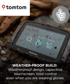 TomTom Rider 550 Motorcycle GPS Navigation Device, 4.3 Inch, with World Maps, Motorcycle Specific Winding and Hilly Roads, Updates via WiFi, Traffic and Speed Cams, Compatible with Siri and Google Now 25 61WmB1hCYwL