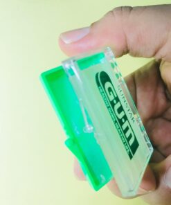 GUM Orthodontic Wax for Braces and Dental Devices - Soothing Dental Wax with Vitamin E and Aloe Vera - Clear Color and Refreshing Mint Flavor (Pack of 1) 1 ct 27 61WnE6t6ZXL