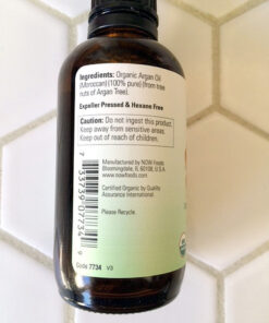 NOW Solutions, Organic Argan Oil, Certified Organic and 100% Pure, "Gold of Morocco" Multi-Purpose Oil, 2-Ounce 2 Fl Oz (Pack of 1) 25 61WopRTEiAL