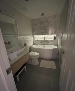 iPEGTOP Stainless Steel Bathtub Caddy Tray - Over Bath Tub Racks Shower Organizer with Extending Sides, Removable Wine Glass Book Holder 30 61WpB6hLDgL