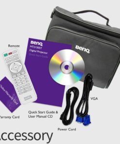 BenQ HT2150ST 1080P Short Throw Projector | 2200 Lumens | 96% Rec.709 for Accurate Colors | Low Input Lag Ideal for Gaming | Stream Netflix & Prime Video,White 1080P Accurate Color 29 61WplaXYfqL