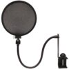 Nady MPF-6 6-Inch Clamp On Microphone Pop Filter with Flexible Gooseneck and Metal Stabilizing Arm Pop Filter with Stablizing Arm 11 61WqB6xFhQL