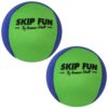 Water Balls Bounce On Water - Pool Ball & Beach Toys for Kids & Adults. Extreme Skipping Fun Games Everyone Will Love. Skip While Swimming and Keep Toddlers / Older Kids Having a Blast (Green, 2 Pack)