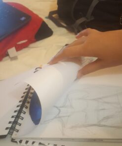 Crescent Creative Products 8-inch RENDR Wire-Bound Sketchbook, 8" x 8", Model:12-00017 8" x 8" Wirebound Sketchbook 42 61WrmdSR7FL