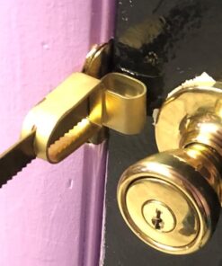 Calslock Portable Door Lock for Travel, Hotel, Motel, Lock, AirBNB Lock Door Barricade Lock, Apartment Security Device for Personal Security 9 61WsarXU8L