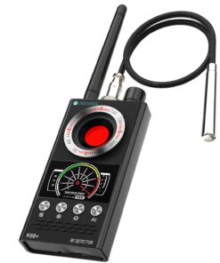 JMDHKK Hidden Camera detectors,Bug Detector Anti spy Detector, GPS Detector, Camera Detector for Hotel, Locate and detect Listening Devices for Business Auto Scan 4-in-1 Detector K68+ Anti spy detector