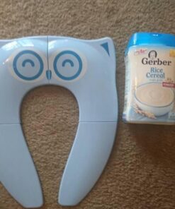 Gimars Upgrade Non-Slip Easily Removed Foldable Travel Potty Seat for Toddlers & Kids, Portable Toilet Seat Cover Fits All Shape Toilets, 6 Large Non-slip Silicone Pads, Free Carry Bag Blue 49 61WtHvKQC0L