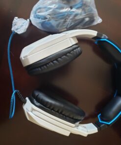 Anivia Computer Headset Headphones, 3.5mm Wired Over Ear Stereo Gaming Headsets with Microphone 47 61WutpzcX4L