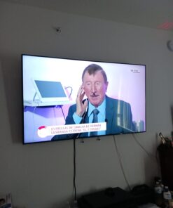 Perlegear UL-Listed Tilting TV Wall Mount for Most 37-82 inch TVs up to 132 lbs, Low Profile Tilt TV Mount Wall Bracket for Flat or Curved TVs, Fits 24”/18”/16” Studs, Max VESA 600x400mm, PGLT2 23 61Wv9V2d70L