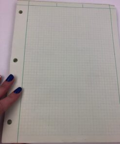 Amazon Basics Engineering Computation Pad, 8.5" x 11", Quad/Margin Rule, 100 Sheets 21 61WvZLjEU7L