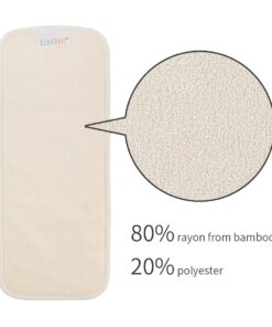 Alternative view of ALVABABY 6PCS Diaper Inserts Rayon from Bamboo Liners 5-Layers, Reusable/Water Absorbent for Cloth Diapers 6FMB 6 Pcs Rayon from Bamboo Insert 5-layers