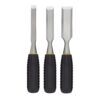 STANLEY Chisel Set, 150 Series, Short Blade, Wood, 3-Piece (16-150) 25 61WvhG95gL