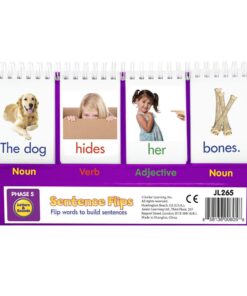 Junior Learning Sentence Flips Double-Sided Flip Stand, Ages 4-6, Vocabulary & Grammar, K-1 18 61WyegKC8SL