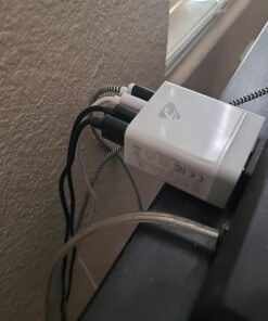 USB Wall Charger, Aioneus 40W 4-Port Fast Charger Block, Multiport USB Cube Power Adapter Wall Charger Plug Charging Block for iPhone 15 14 13 12 11 Pro Max XR Xs Max 8,Samsung,Moto,Android Phones White 36 61X strQtyL