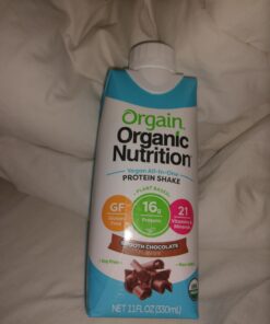 Orgain Organic Nutritional Vegan Protein Shake, Creamy Chocolate Fudge - 16g Plant Based Protein, Meal Replacement, 21 Vitamins & Minerals, Gluten & Soy Free, 11 Fl Oz (Pack of 12) Pack of 12 33 61X0eolqUuL