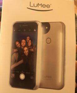 LuMee Duo Phone Case, Black Matte | Front & Back LED Lighting, Variable Dimmer | Shock Absorption, Bumper Case, Selfie Phone Case | iPhone 8 / iPhone 7 / iPhone 6s / iPhone 6 (LD-IP7-BLK) 12 61X0uBpHmFL