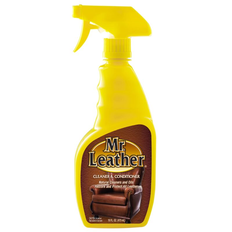 Catalog 2 MR. LEATHER Cleaner and Conditioner (16 oz) - Water-Repellant Leather Conditioner to Shine & Protect – Leather Protector Spray – Use as Sofa Cleaner, Boot Cleaner, or Furniture Cleaner Spray (16 oz.)