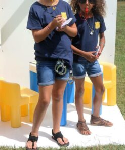 Alternative view of Police Badge Nametag Stickers for Birthday