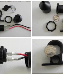 Attwood 11862-6 Universal 12V Cigarette Lighter Adapter Socket Outlet for Marine/RV with Mounting Kit, Black 14 61X3dYQ2JL