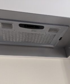 Broan Aluminum Power Pack Range Hood Insert, Exhaust Fan and Light Combo for Over Kitchen Stove, Silver, 6.0 Sones, 390 CFM 20.5-Inch 37 61X5Qpg8FL