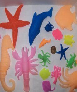 Funlop 24 Pack Sensory Jelly Water Growing Sea Life Creatures Animals, Amazing, Fun, Educational, Learning Toy for Children Boys and Girls (24 Assorted Sea Creatures and Colors) 24 61X5qYOPU7L