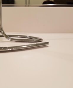 iDesign Metal Hand Towel Rack, The Axis Collection – Holds 2 Hand Towels, 7.75” x 6.25” x 13.5”, Chrome 49 61X66YRkgL