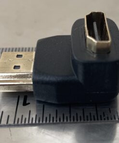 Twisted Veins HDMI 90 & 270 Degree, 4-Pack, Right Angle Adapters/Connectors, Supports HDMI 2.0b 4K 60hz HDR 270 & 90 Degree Adapters, 4 pack 49 61X69sfk mL