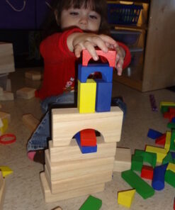 Melissa & Doug Standard Unit Solid-Wood Building Blocks With Wooden Storage Tray (60 pcs) - Classic Blocks For Toddlers Ages 3+ 60 61X78AD5QgL