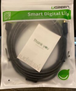 UGREEN USB Printer Cable - USB A to B Cable, 2.0 USB B Cable High-Speed Printer Cord Compatible with Hp, Canon, Brother, Samsung, Dell, Epson, Lexmark, Xerox, Piano, Dac, and More 10 FT 10FT 24 61X79wFyQiL