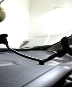 IPOW Upgraded Truck Phone Mount Holder Universal 11 Inches Long Arm Windshield Dashboard Car Mount Cradle with Adjustable X Clamp&Ultra Dashboard Base for Smartphones 33 61X7cliAoLL