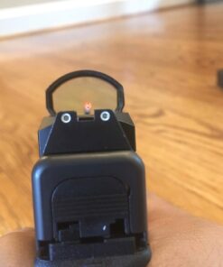 Trijicon Glock Suppressor Night Sight Set, White Front/White Rear with Green Front Lamp & Orange Rear Lamps 27 61XB4WQDbAL