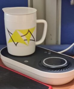 Nomodo Trio Wireless Qi-Certified Fast Charger with Mug Warmer/Drink Cooler Nomodo Trio 55 61XCd35Id1L