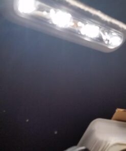 OXYLED Tap Closet Lights, One Touch Light, Stick-on Anywhere 4-Led Touch Tap Light, Cordless Touch Sensor LED Night Light, Battery Operated Stair Safe Lights, 140° Rotation 1 Pack 41 61XEJhYxk1L