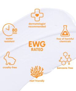 Thinkbaby SPF 50+ Baby Sunscreen – Safe, Natural Sunblock for Babies - Water Resistant Sun Cream – Broad Spectrum UVA/UVB Sun Protection – Vegan Mineral Sun Lotion, 6oz 6 Ounce (Pack of 1) 20 61XF4Mc8vZL