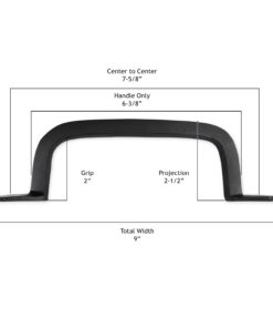Iron Valley - 9'' Square Door Pull Handle - Solid Cast Iron 18 61XG1zxEw L