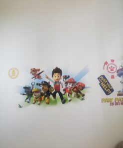 RoomMates RMK2641GM Paw Patrol Wall Graphics Peel and Stick Giant Wall Decals Graphics Giant 28 61XGIT2zgiL