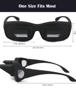 Flammi Lazy Glasses Prism Glasses Horizontal Spectacles Lie Down for Reading/Watching TV 20 61XGggueNIL