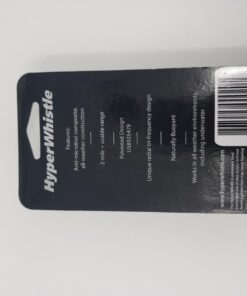 HyperWhistle The Original Worlds Loudest Whistle up to 142db Loud, Very Long Range, for Referee, Coaches, Instructors, Sports, Teachers, Life Guard, Self Defense, Survival, Emergency uses black 52 61XIgrmGRdL