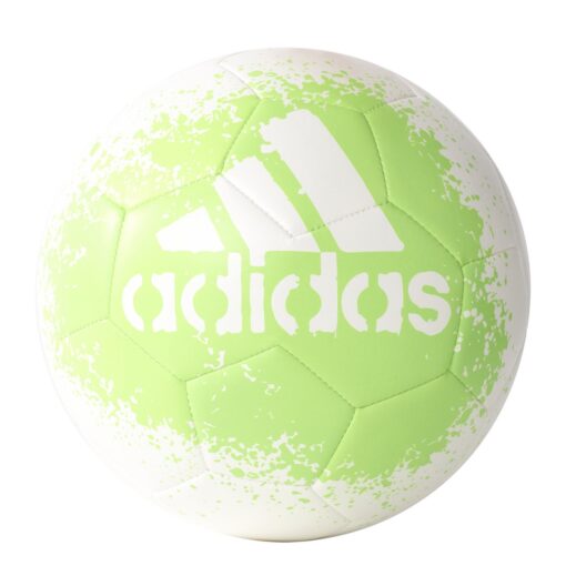 adidas unisex Glider Soccer Ball 3 White/Solar Green/Black