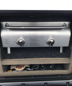 Cuisinart CGG-306 Chef's Style Portable Propane Tabletop 20,000, Professional Gas Grill, Two 10,000 BTU Burners, Stainless Steel Professional Gas Grill, Two-Burner, Stainless Steel 38 61XOeHutCkL