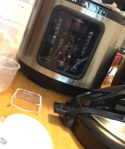 Electric Pressure Cooker: 6 Quart 9-in-1 Multi-Functional Built-in 11 Presets Programs Pressure Pot, Multi Cooker, Slow Cooker, Rice Cooker, Steamer, Sauté, Yogurt Maker, Warmer & Sterilizer 6 Quarts 48 61XQJAG42JL