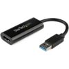 StarTech.com USB 3.0 to HDMI Adapter - 1080p (1920x1200) - Slim/Compact USB Type-A to HDMI Display Adapter Converter for Monitor - External Video & Graphics Card - Black - Windows Only (USB32HDES) 2 61XSNVAffpL