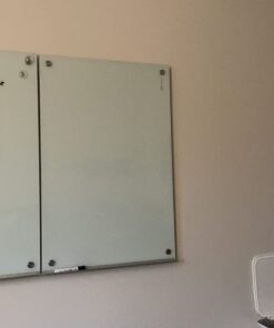 Quartet Magnetic Glass Dry Erase White Board, 3' x 2' Whiteboard, Infinity Frameless Mounting, White Surface (G3624W) 3' x 2' 38 61XSqEDWZ0L