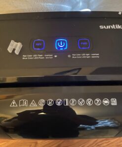 Suntiko Paper Shredder, 18-Sheet Cross Cut Level P-4, Shred Paper/Credit Card/CD, with Large Pull Out Bin,Insert Auto Jam Proof System Shredder for Home&Office 69 61XT9SScyZL 2